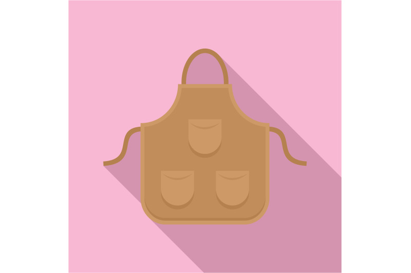 carpenter-apron-icon-flat-style