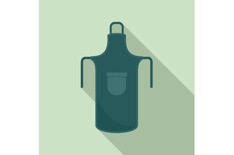 garden-apron-icon-flat-style