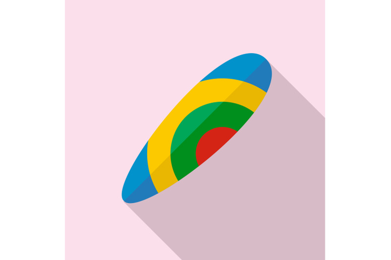 abstract-surfboard-icon-flat-style