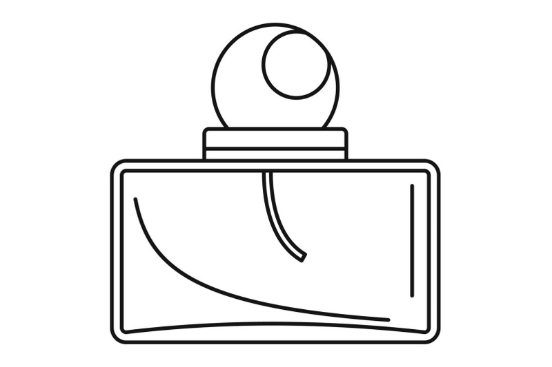 men-perfume-icon-outline-style