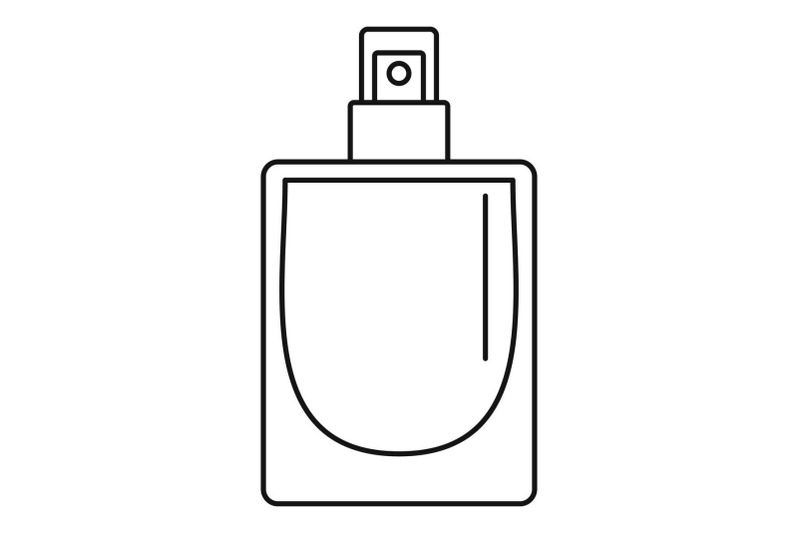 french-perfume-icon-outline-style