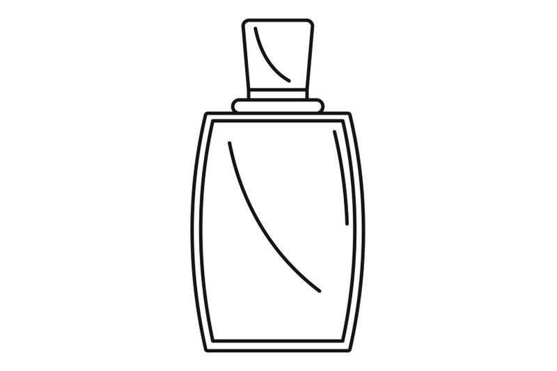 elegant-woman-perfume-icon-outline-style