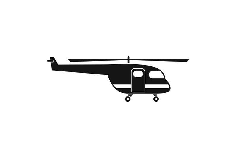 rescue-helicopter-icon-simple-style