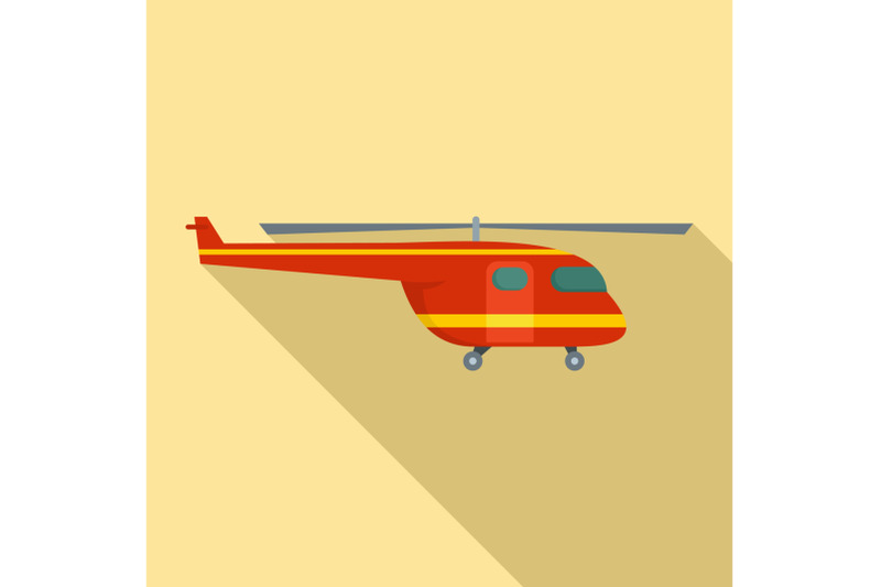 rescue-helicopter-icon-flat-style