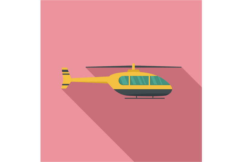 utility-helicopter-icon-flat-style