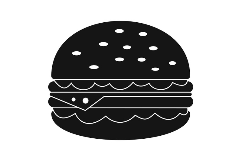 unhealthy-burger-icon-simple-style