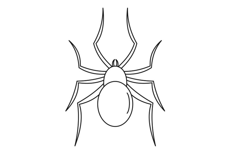 male-mouse-spider-icon-outline-style