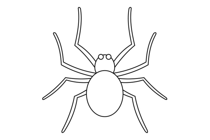 grass-spider-icon-outline-style
