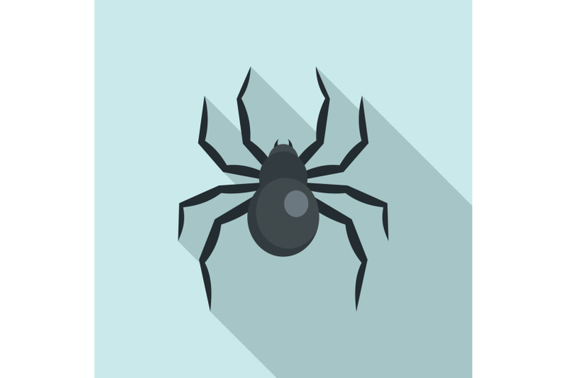 black-widow-spider-icon-flat-style