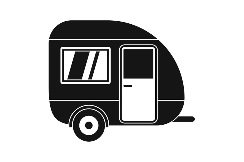 travel-trailer-icon-simple-style