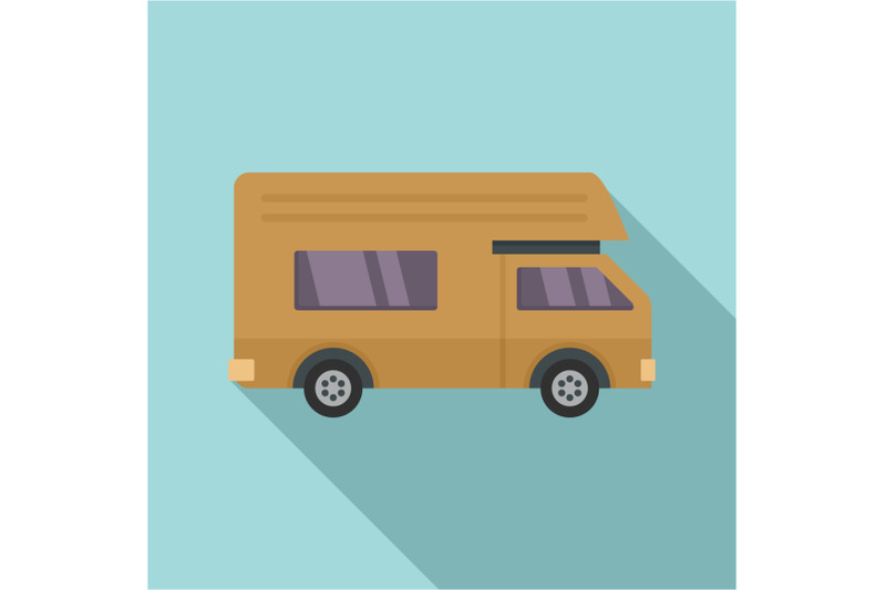 motor-house-icon-flat-style