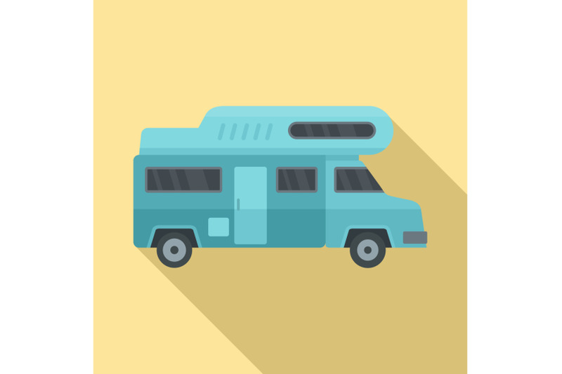camping-truck-icon-flat-style