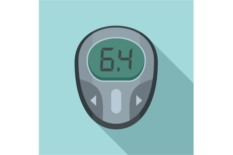 glucose-meter-icon-flat-style