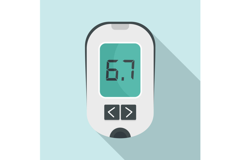 glucometer-icon-flat-style