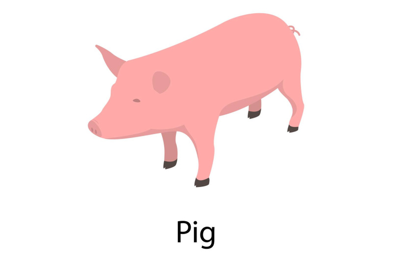 pig-icon-isometric-style