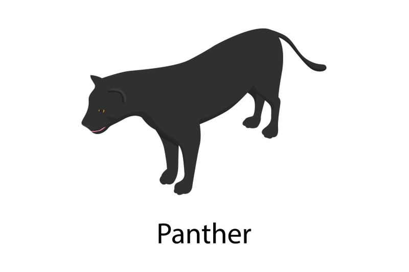 panther-icon-isometric-style