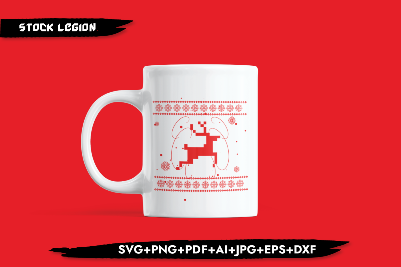 reindeer-ugly-sweater-svg