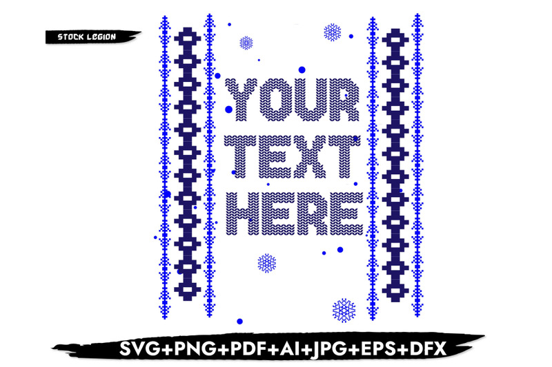 ugly-sweater-custom-svg