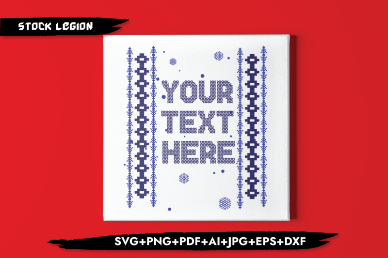 ugly-sweater-custom-svg