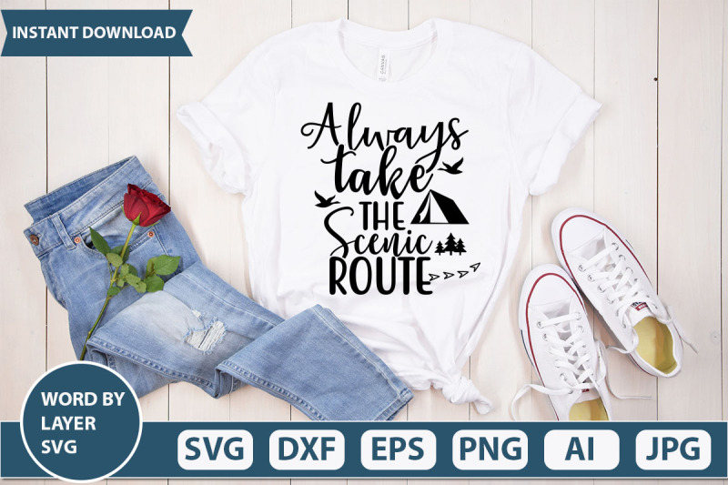 always-take-the-scenic-route-svg