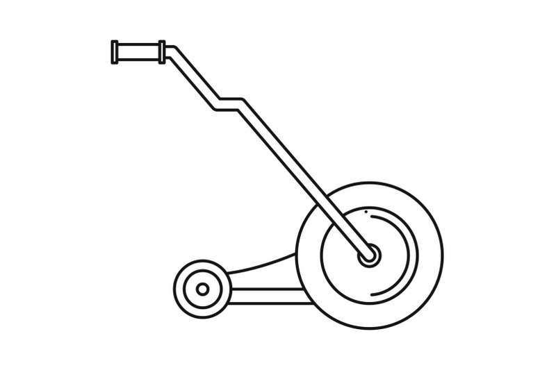 electric-grass-cutter-icon-outline-style