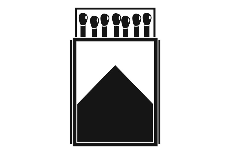 wood-matchbox-icon-simple-style