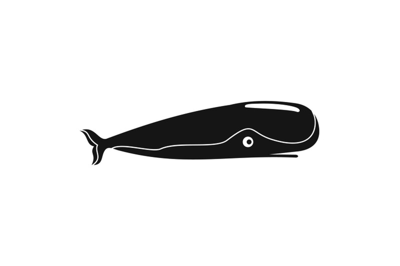 sperm-whale-icon-simple-style