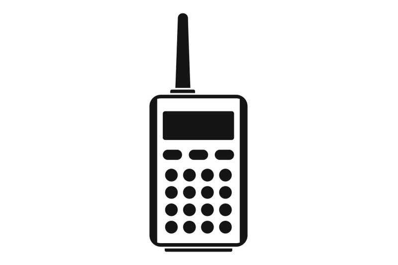 talkie-radio-icon-simple-style