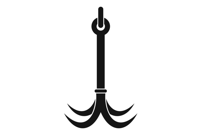 hiking-hook-icon-simple-style