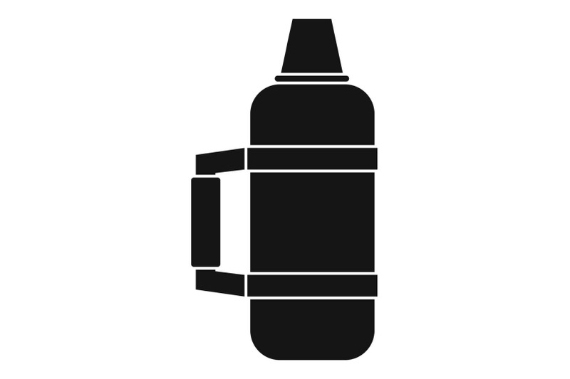 camp-thermos-icon-simple-style