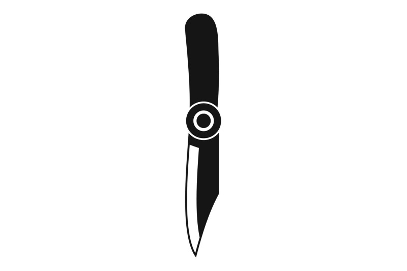 camp-knife-icon-simple-style