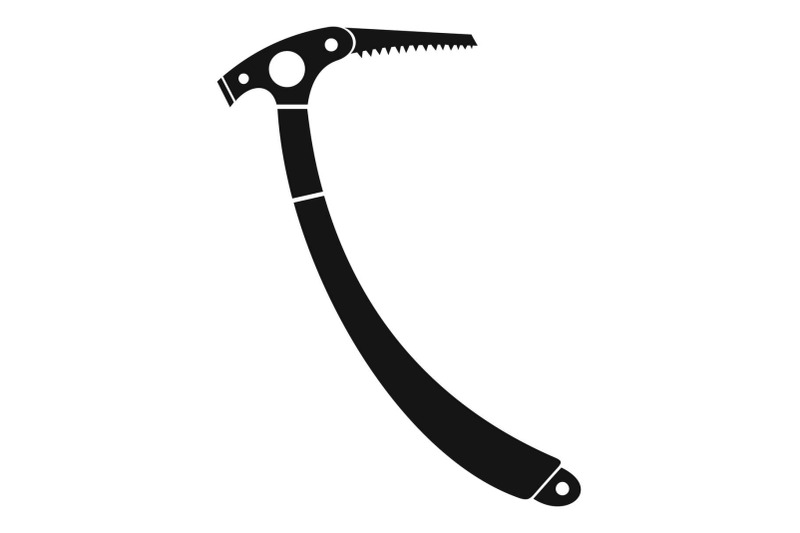 hiking-axe-icon-simple-style
