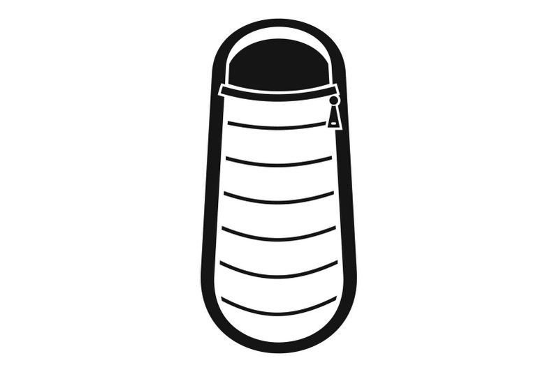 sleep-bag-icon-simple-style