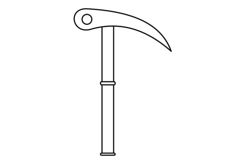 hiking-tool-icon-outline-style