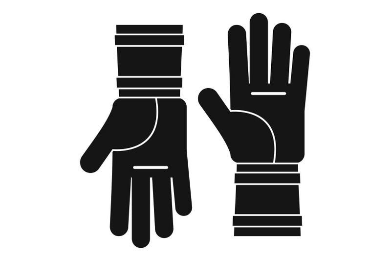 farm-gloves-icon-simple-style