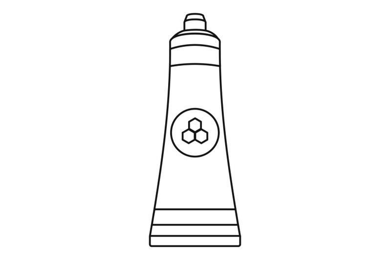 propolis-toothpaste-icon-outline-style