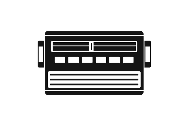 old-radio-icon-simple-style