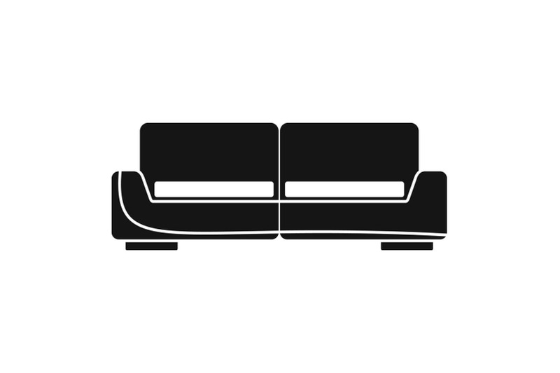 modern-sofa-icon-simple-style