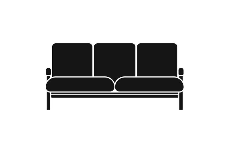 retro-sofa-icon-simple-style