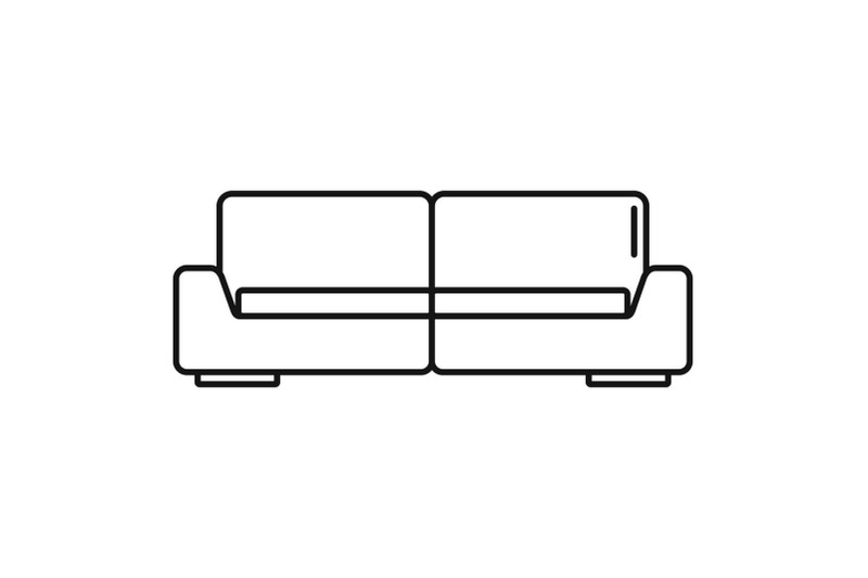 modern-sofa-icon-outline-style