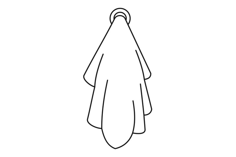 after-bath-icon-outline-style