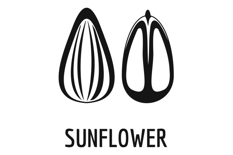 sunflower-seed-icon-simple-style