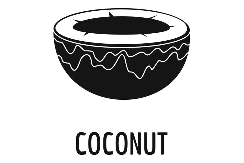 coconut-icon-simple-style