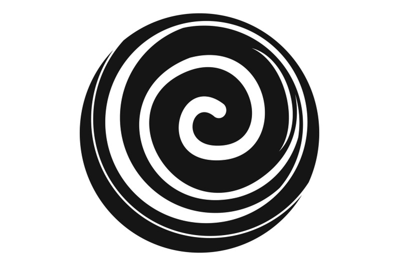 spiral-cake-icon-simple-style