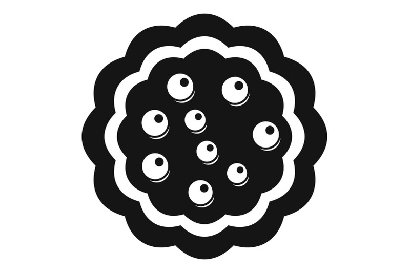 sweet-creme-biscuit-icon-simple-style