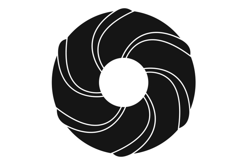 curl-bakery-icon-simple-style