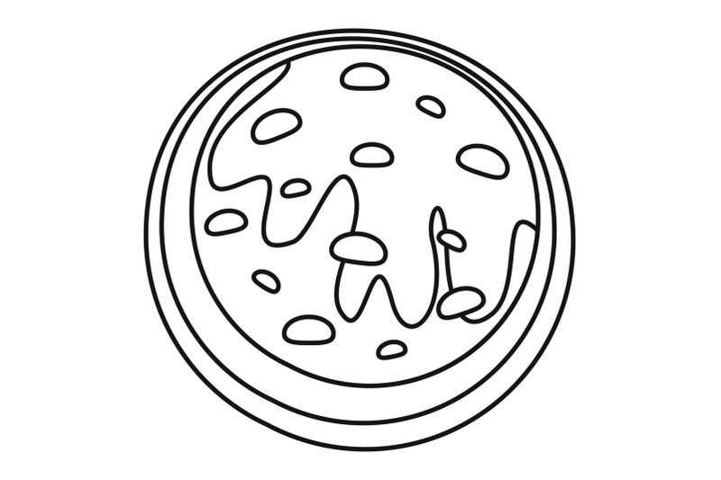 creme-biscuit-icon-outline-style