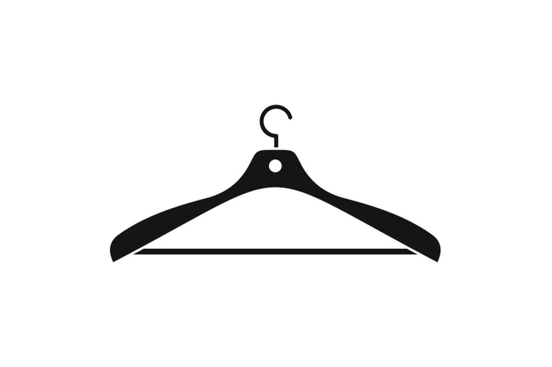 clothes-hanger-icon-simple-style