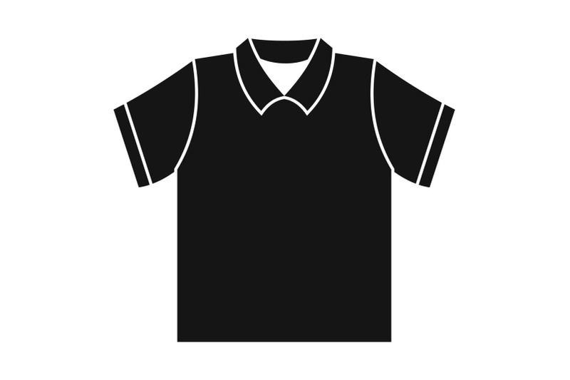 clean-polo-shirt-icon-simple-style