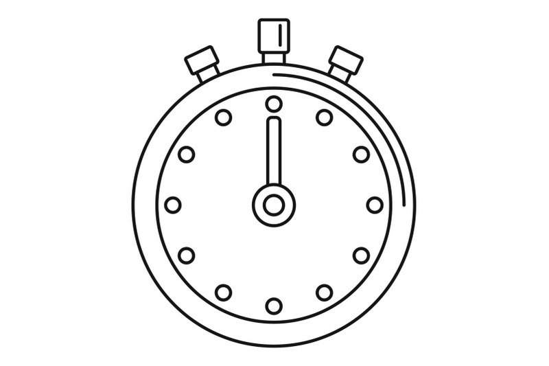 stopwatch-icon-outline-style